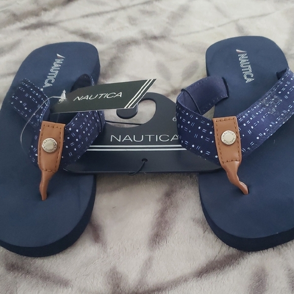 Nautica Shoes - Nautica Blue and Brown Women's Sandals